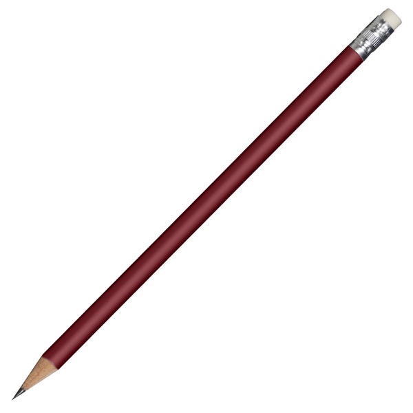 Logotrade promotional product picture of: Wooden pencil, red