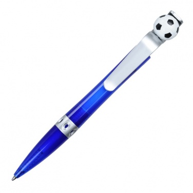 Logo trade promotional products image of: Kick ballpen, blue