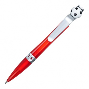 Logotrade promotional giveaway picture of: Kick ballpen for Fans, red