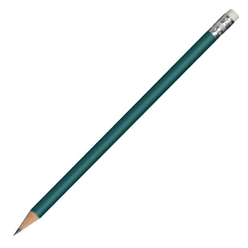 Logotrade promotional item image of: Wooden pencil, dark green