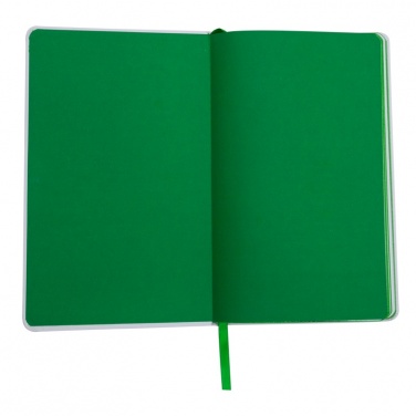 Logotrade promotional giveaway image of: Plain notepad, @ 130x210/80p, green/white