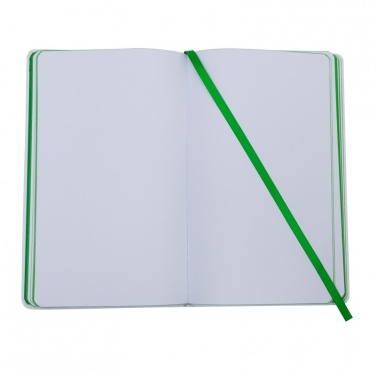 Logotrade promotional giveaway picture of: Plain notepad, @ 130x210/80p, green/white