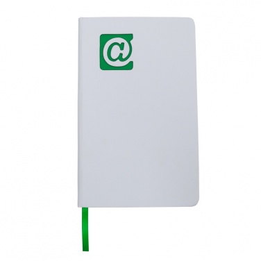 Logo trade promotional item photo of: Plain notepad, @ 130x210/80p, green/white