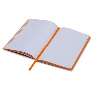 Logotrade advertising product image of: Plain notepad, @ 130x210/80p, orange/white