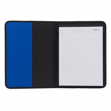 Logo trade promotional products picture of: Ortona A4 folder, blue/black