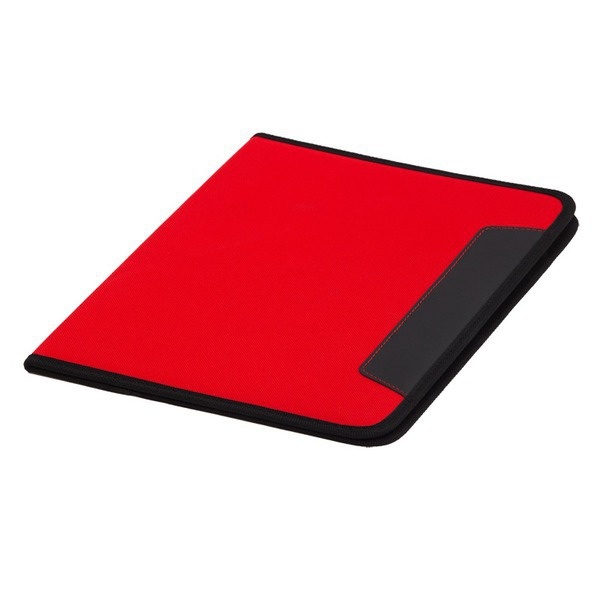 Logotrade corporate gift picture of: Ortona A4 folder, red/black