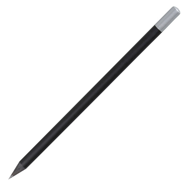 Logo trade promotional item photo of: Wooden pencil, black