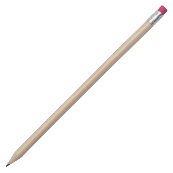 Logotrade promotional gifts photo of: Wooden pencil, pink/ecru