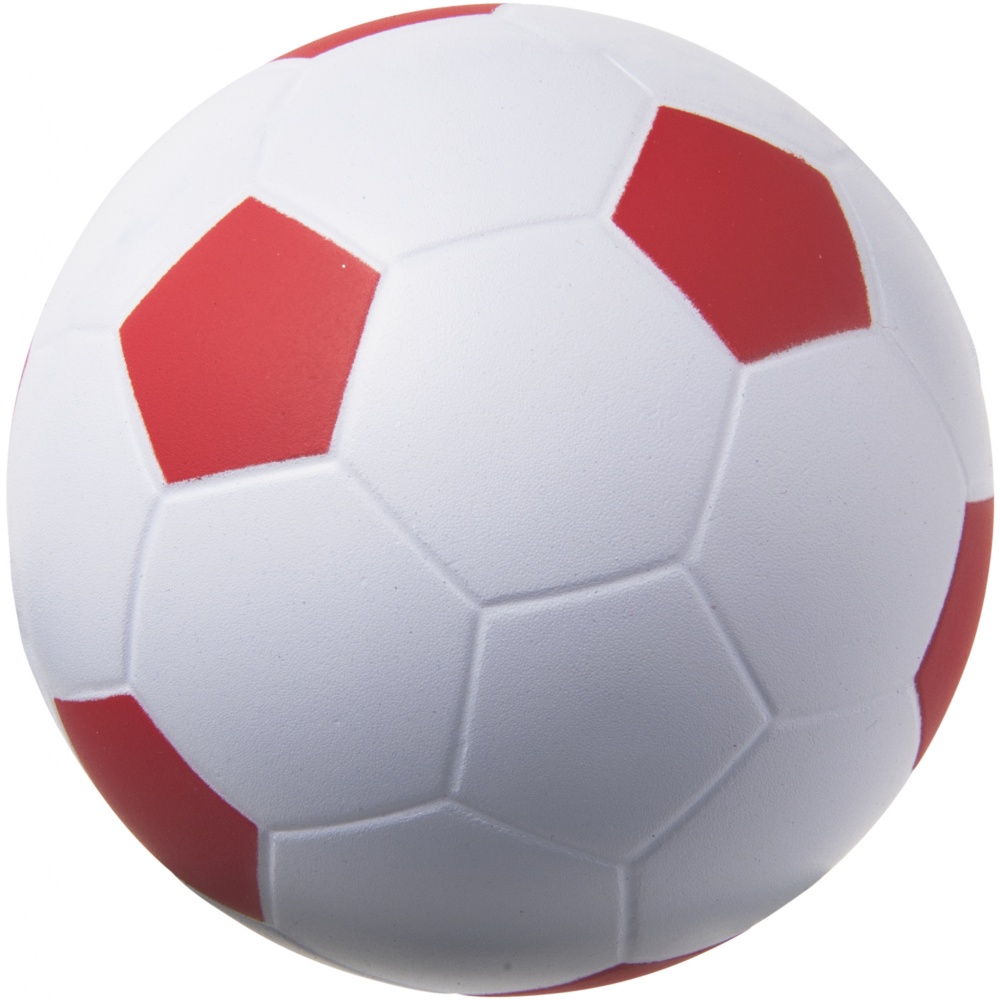 Logotrade promotional item picture of: Football stress reliever, red