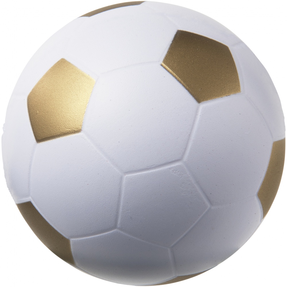 Logo trade advertising products picture of: Football stress reliever, gold