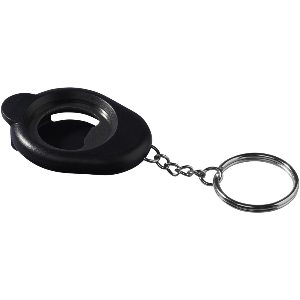 Logotrade corporate gift picture of: Hang on bottle open - black, Black/White