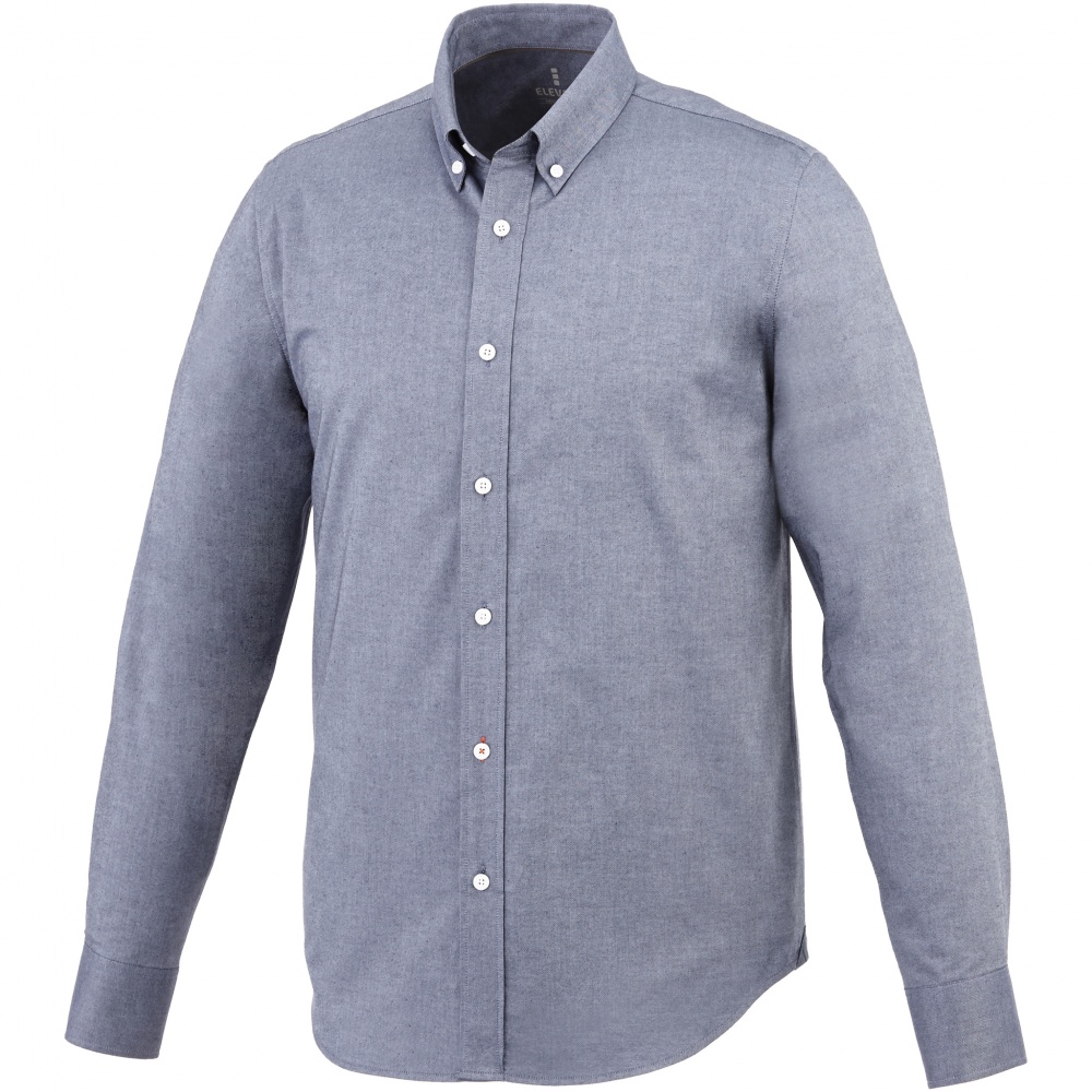 Logotrade business gift image of: Vaillant long sleeve shirt, navy