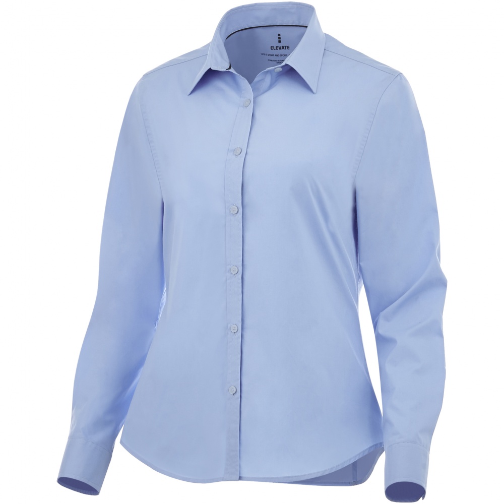 Logotrade promotional item image of: Hamell long sleeve ladies shirt, light blue