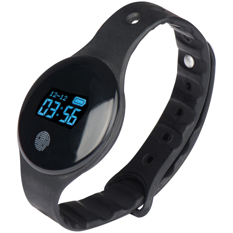 Logotrade advertising products photo of: Smart fitness band, with extras, black