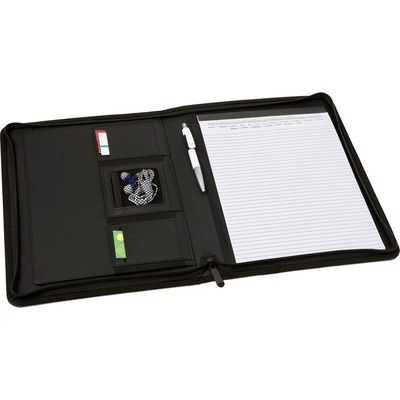 Logo trade promotional product photo of: Conference folder A4 with notepad, Grey
