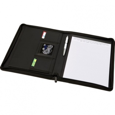 Logo trade corporate gift photo of: Conference folder A4 with notepad, Grey