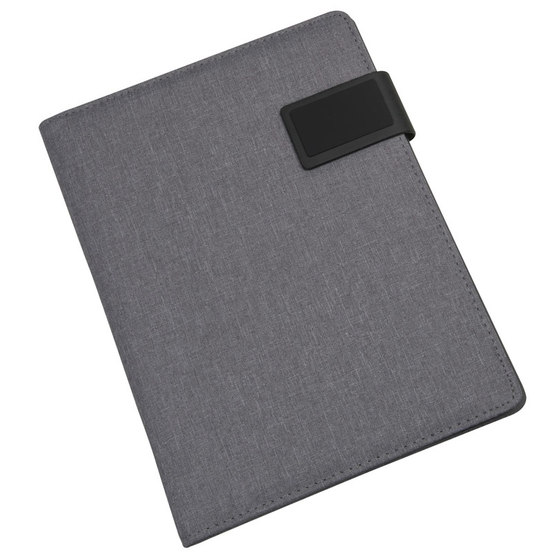Logotrade promotional item image of: A4 Conference folder SALERMO, Grey