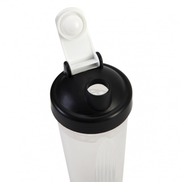 Logo trade business gifts image of: 600 ml Muscle Up shaker, black