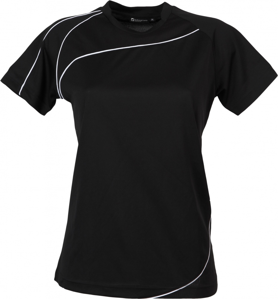 Logotrade promotional product image of: RILA WOMEN T-shirt, black