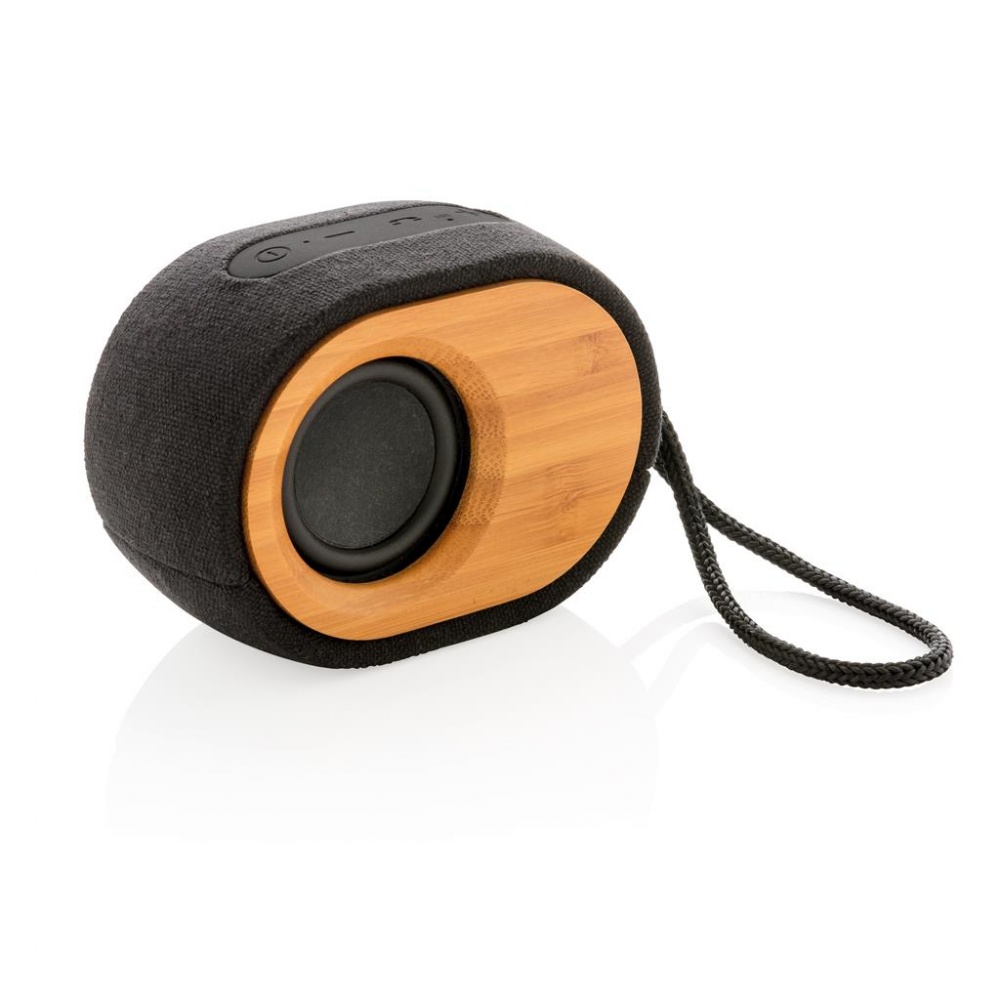Logotrade business gift image of: Cool Bamboo X  speaker, black