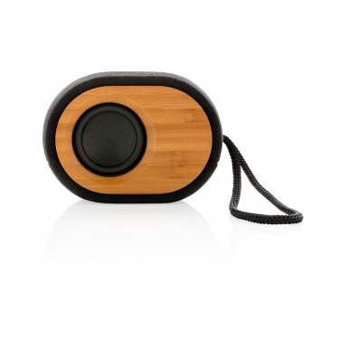 Logotrade promotional giveaway image of: Cool Bamboo X  speaker, black