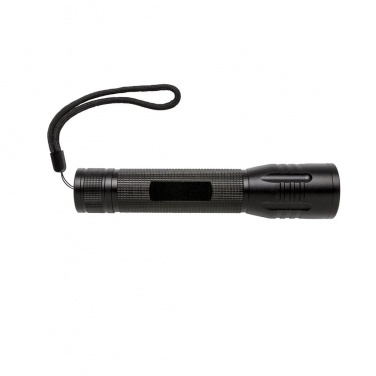 Logo trade promotional items picture of: 3W large CREE torch, black