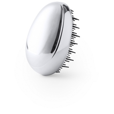 Logotrade corporate gift picture of: Anti-tangle hairbrush, Silver