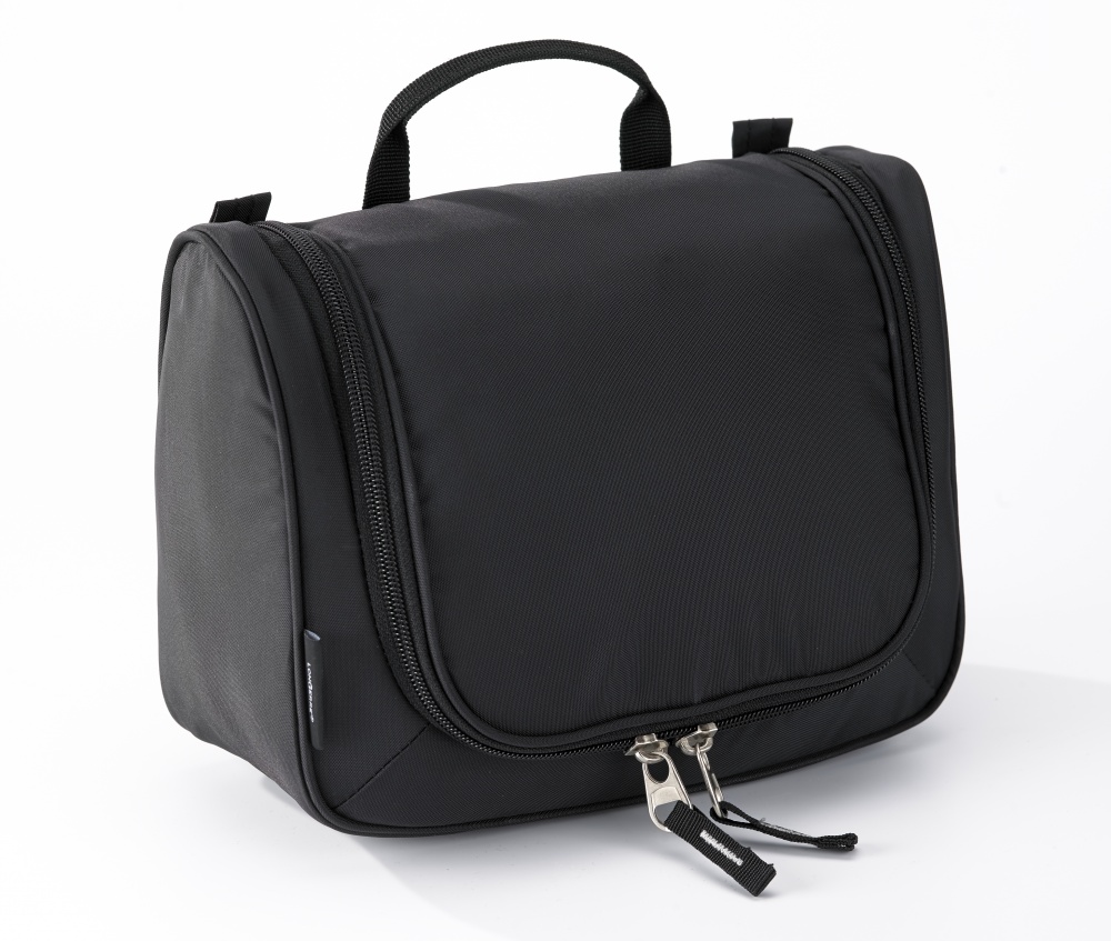 Logo trade corporate gift photo of: TOILETRY BAG MASTER, black