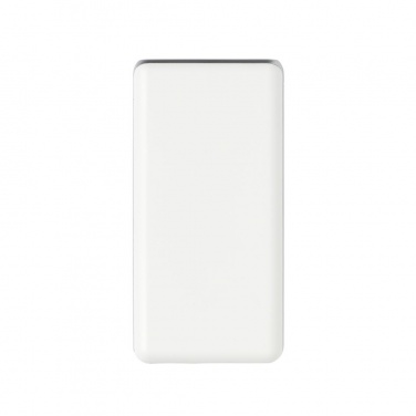 Logotrade promotional giveaway picture of: Ultra fast 10.000 mAh powerbank with PD, white