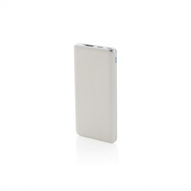 Logo trade promotional products picture of: Ultra fast 10.000 mAh powerbank with PD, white