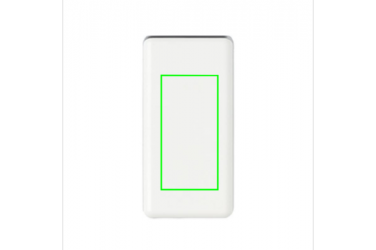 Logo trade promotional giveaways picture of: Ultra fast 10.000 mAh powerbank with PD, white
