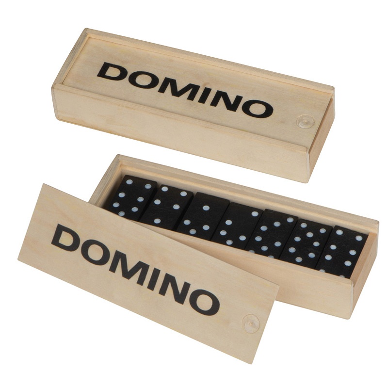 Logo trade promotional merchandise image of: Game of dominoes KO SAMUI, beige