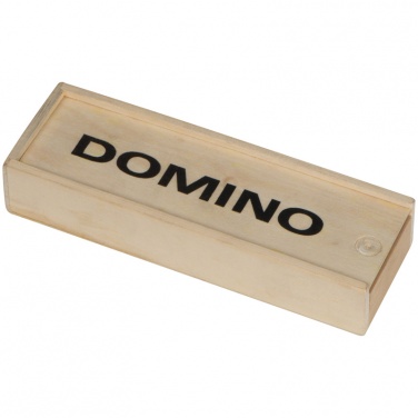 Logo trade corporate gift photo of: Game of dominoes KO SAMUI, beige