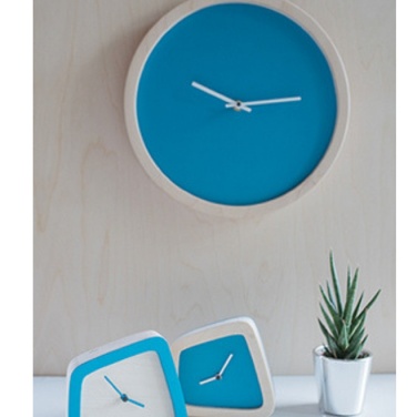 Logo trade promotional gifts picture of: Wooden wall clock M