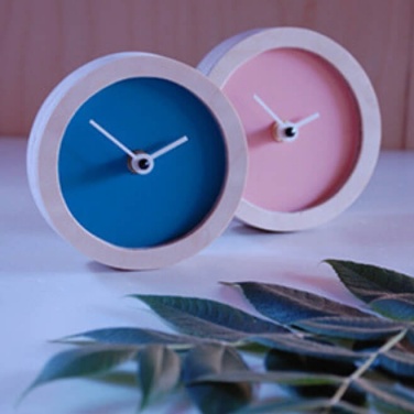 Logotrade promotional item image of: Wooden desk clock
