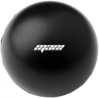 Logo trade promotional item photo of: Cool round stress reliever, black