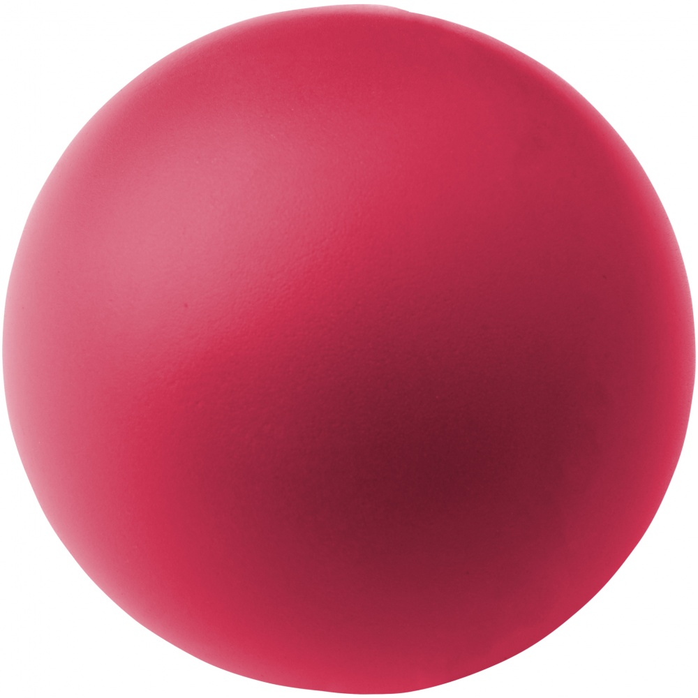 Logo trade promotional items picture of: Cool round stress reliever, magenta