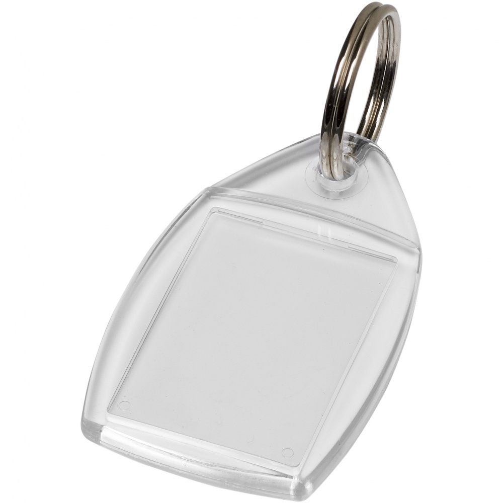 Logo trade corporate gifts image of: Access keychain, transparent