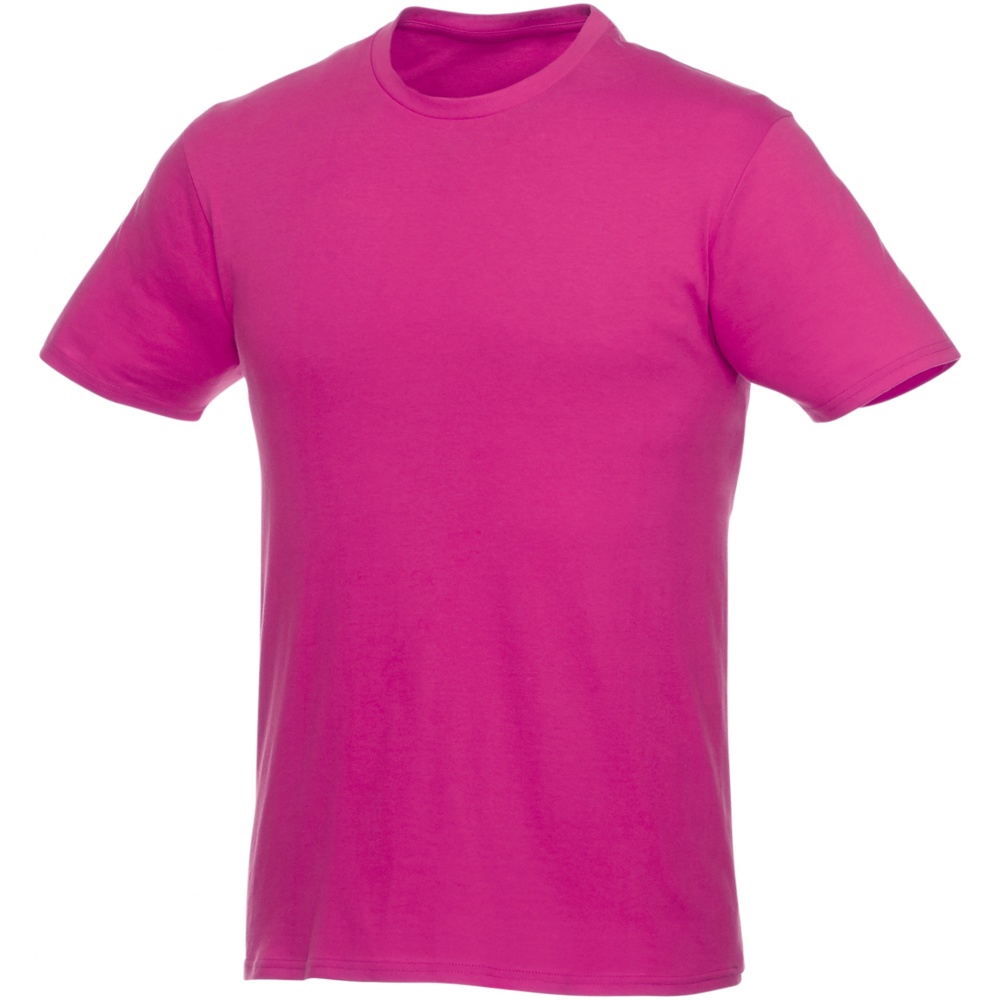 Logo trade promotional gifts image of: Heros short sleeve unisex t-shirt, pink