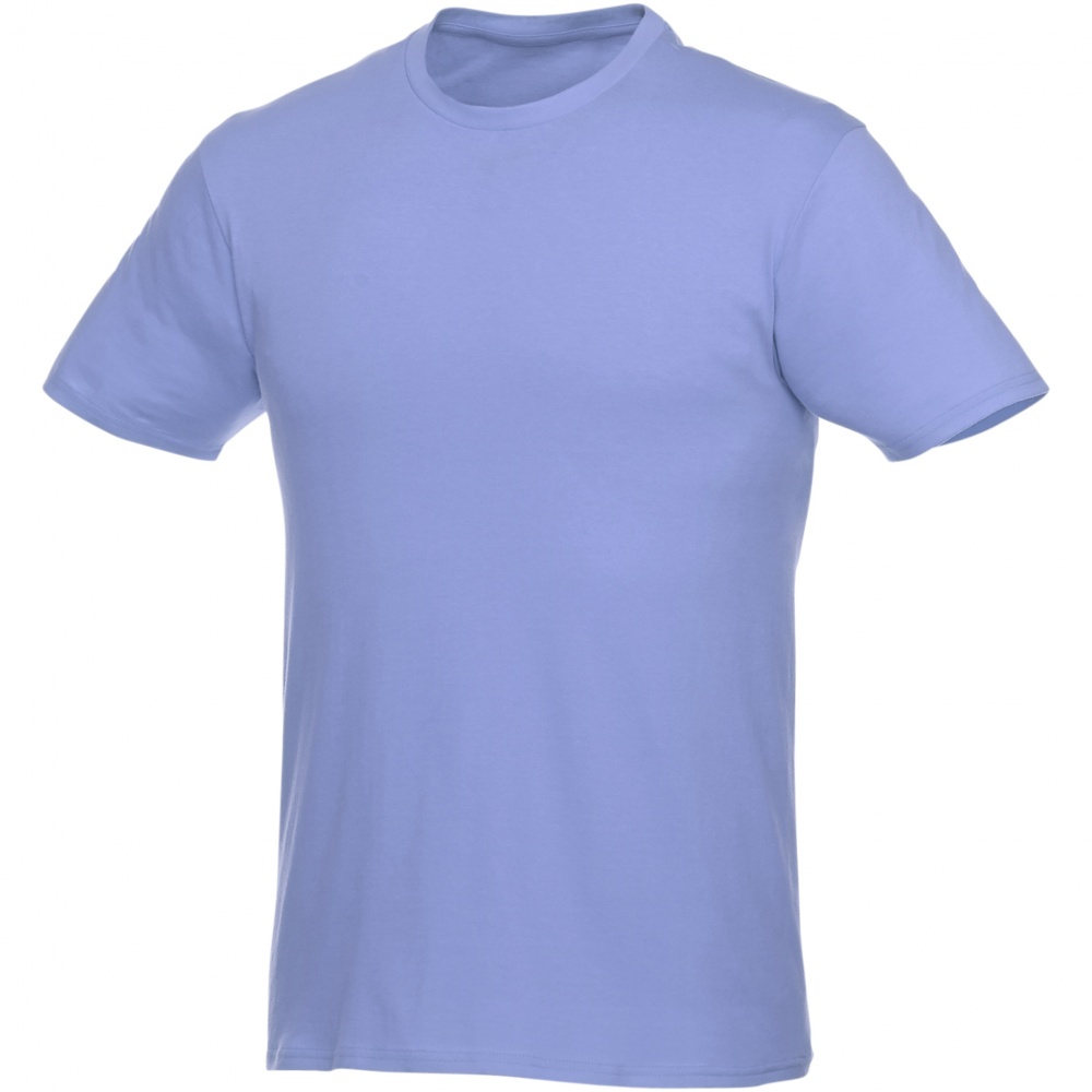 Logo trade promotional items image of: Heros short sleeve unisex t-shirt, light blue
