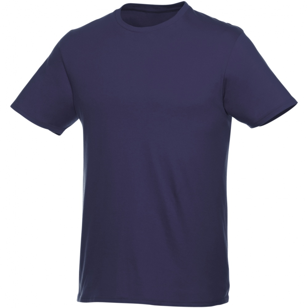 Logotrade promotional item picture of: Heros short sleeve unisex t-shirt, navy blue