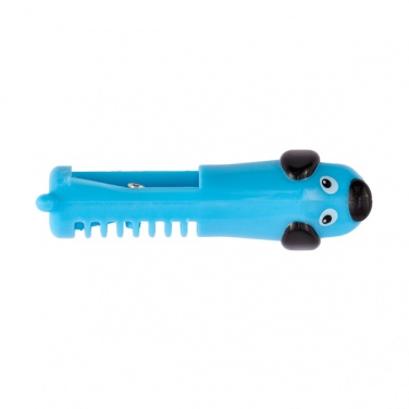 Logo trade promotional giveaway photo of: Doggie pencil sharpener, blue