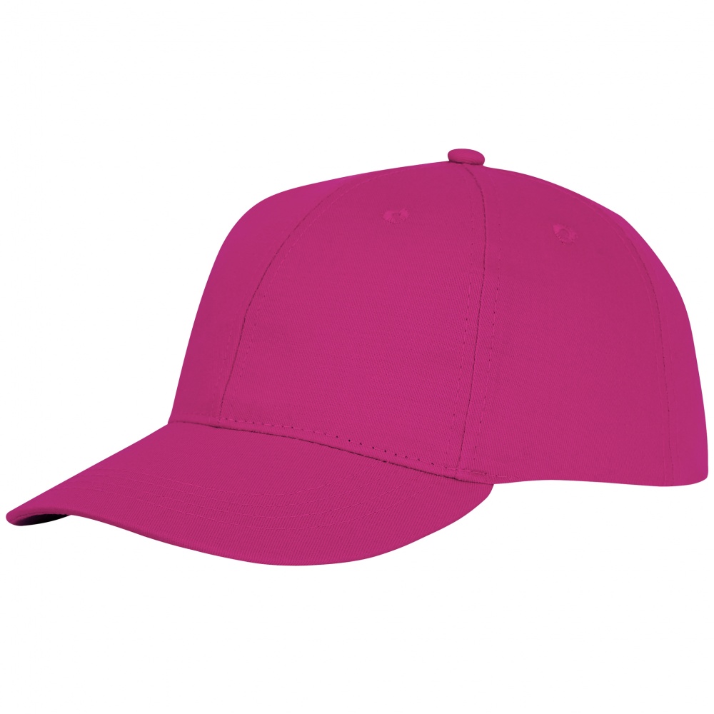 Logo trade promotional items image of: Ares 6 panel cap, pink