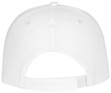 Logo trade promotional item photo of: Ares 6 panel cap, white