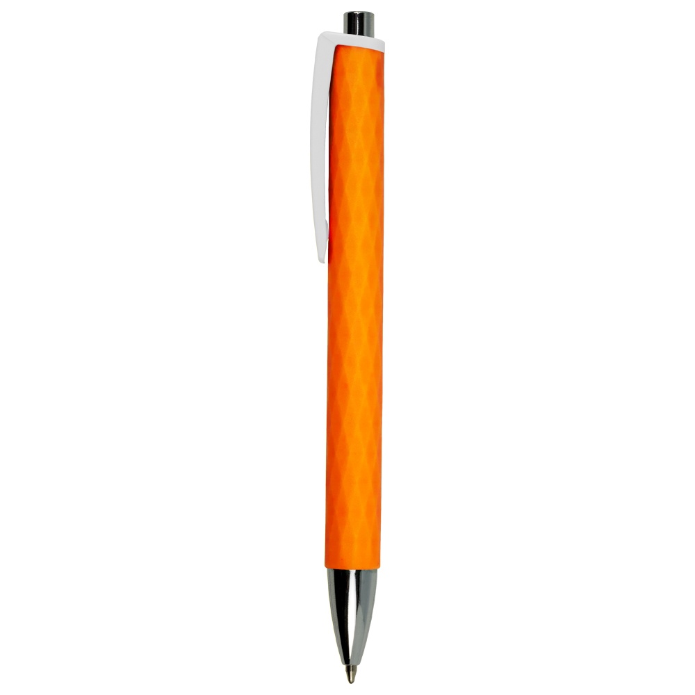 Logotrade promotional item image of: Plastic ball pen, orange