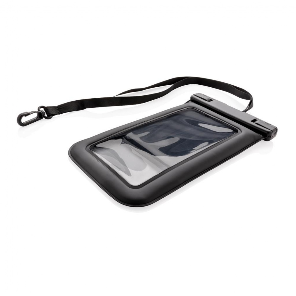 Logotrade promotional giveaway image of: IPX8 Waterproof Floating Phone Pouch, black