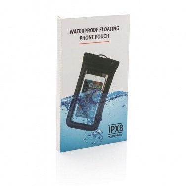 Logotrade promotional giveaway picture of: IPX8 Waterproof Floating Phone Pouch, black