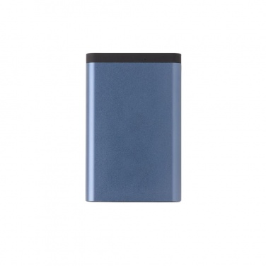Logotrade promotional merchandise image of: 10.000 mAh Aluminum pocket powerbank, blue