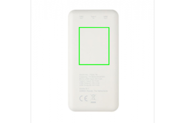 Logotrade advertising product picture of: High Density 10.000 mAh Pocket Powerbank, white