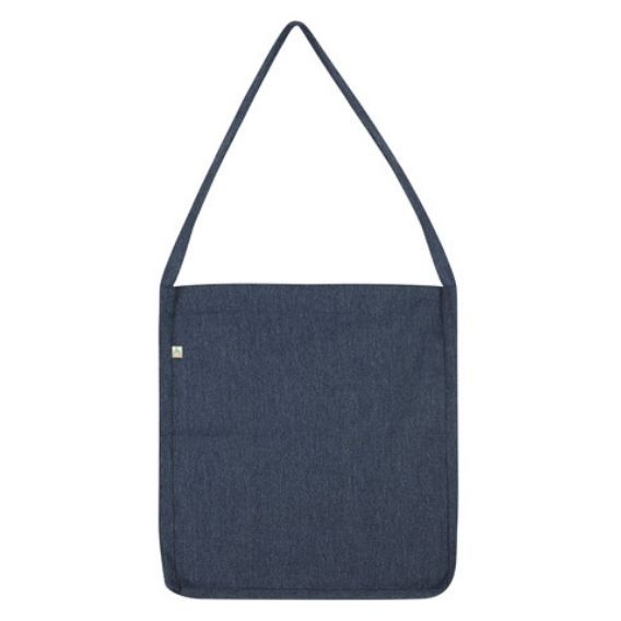 Logotrade promotional item image of: Tote sling bag Salvage, melange navy